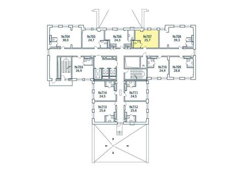 Москва, 1-но комнатная квартира, ул. Радиальная 6-я д.7, к 35, 3 021 317 руб.