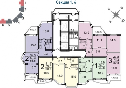 3-комнатная квартира, 40 кв.м., в ЖК "Некрасовка" 3-комнатная квартира, 40 кв.м., в ЖК "Некрасовка"