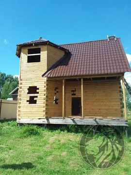 Двухэтажный брусовой дом 90 м.кв. Можайск, д. Бурцево, река Искона Двухэтажный брусовой дом 90 м.кв. Можайск, д. Бурцево, река Искона