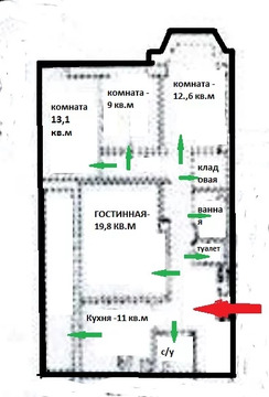 Большая квартира В бутово Большая квартира В бутово