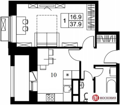 1 к.кв. 37.9м2, в новом жилом комплексе на юге Подмосковья. 1 к.кв. 37.9м2, в новом жилом комплексе на юге Подмосковья.