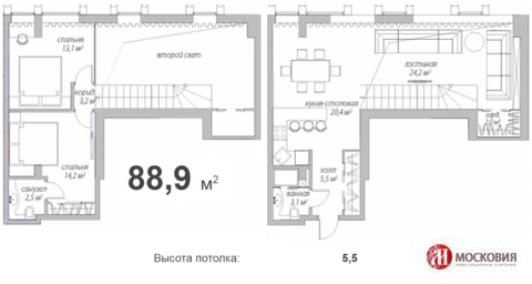 3 -х квартира 89 кв.м. Москва Новые Черемушки 3 -х квартира 89 кв.м. Москва Новые Черемушки