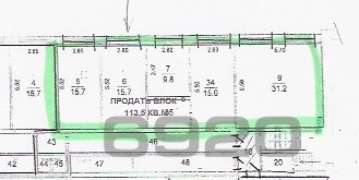 Продается нежилое помещение общей площадью 113,5 кв.м Продается нежилое помещение общей площадью 113,5 кв.м