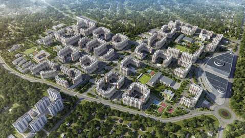 2-комнатная квартира, 53 кв.м., в ЖК "Новое Пушкино" 2-комнатная квартира, 53 кв.м., в ЖК "Новое Пушкино"