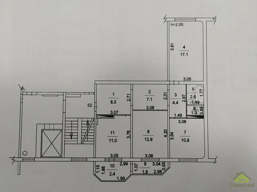 Венюково, 3-х комнатная квартира, Гагарина д.102а, 8200000 руб.