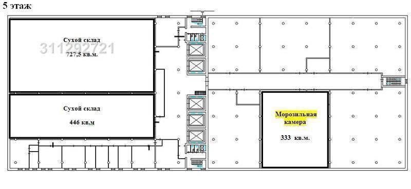 Складские помещения тест. Холодильная камера типовой проект.