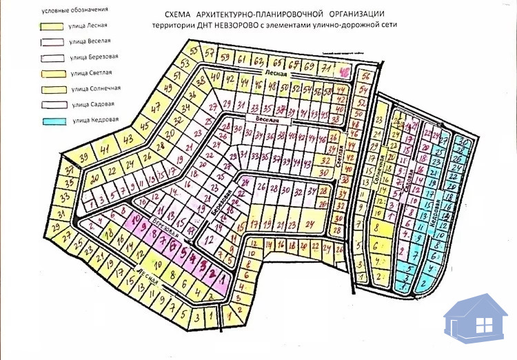Коттеджный поселок левково. План ДНТ. Схема ДНТ.