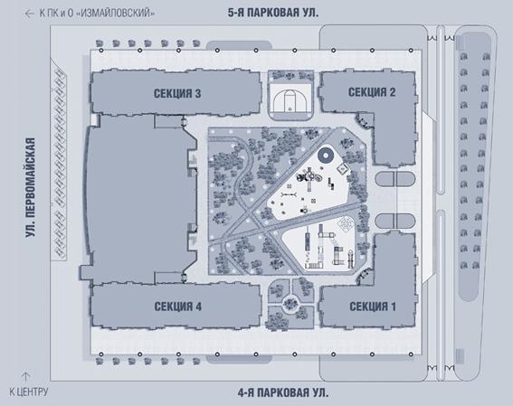 Жк измайловский лес план застройки
