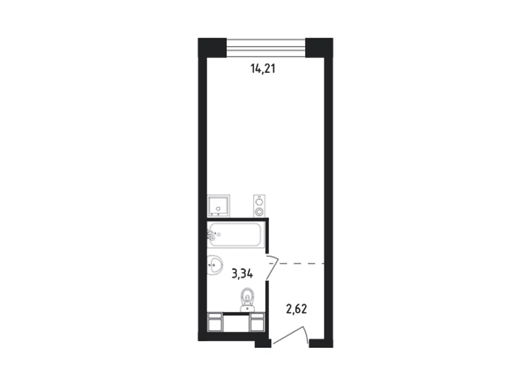 Москва, 1-но комнатная квартира, Пятницкое ш. д.58, 5150000 руб.