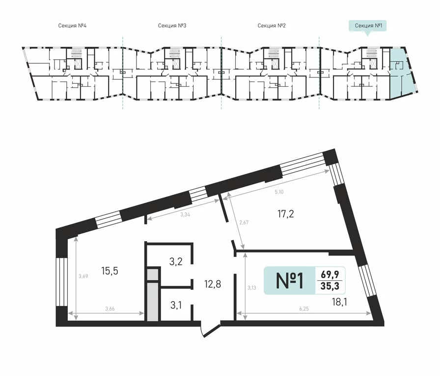 Квартира секция. Ахматовой 25 планировка квартир. План квартиры Митино 471. Старт апартаменты секция 1. Митинская 25 планировка.