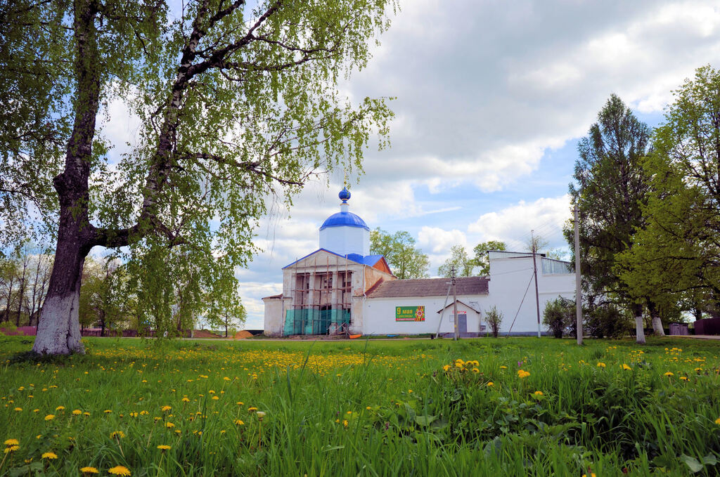 Село борисово поле. Церковь в село Борисово.