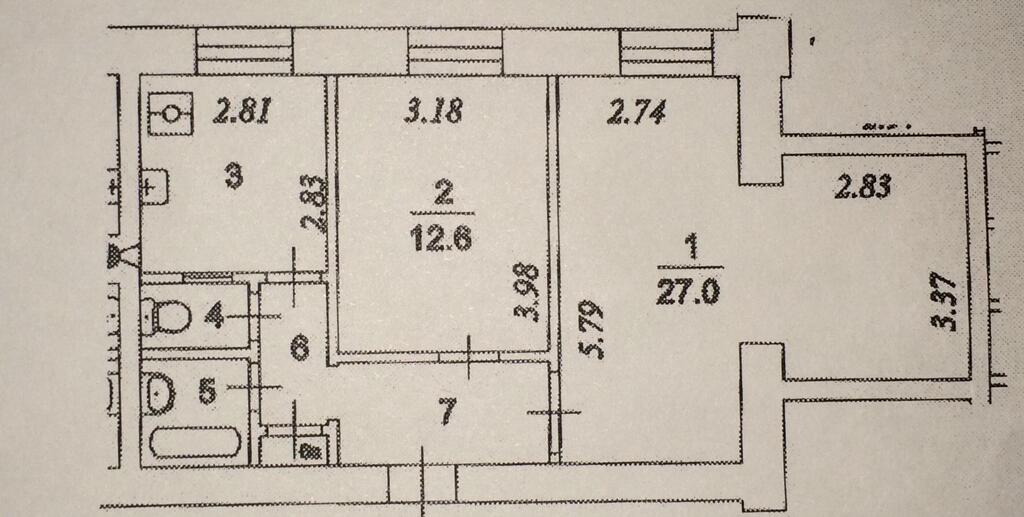 Москва, 2-х комнатная квартира, Ленинский пр-кт. д.72, 13190000 руб.