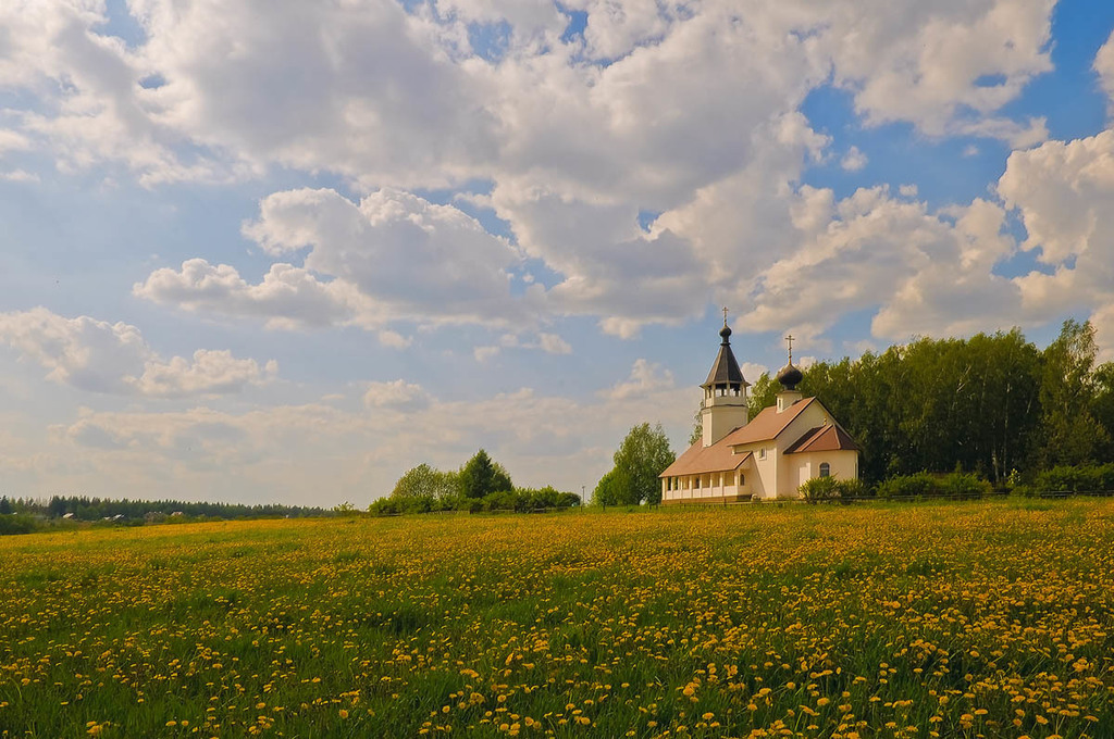 Церковь в поле