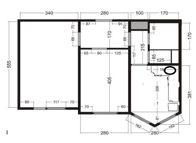 Дрожжино, 2-х комнатная квартира, новое шоссе д.12 к3, 5 350.