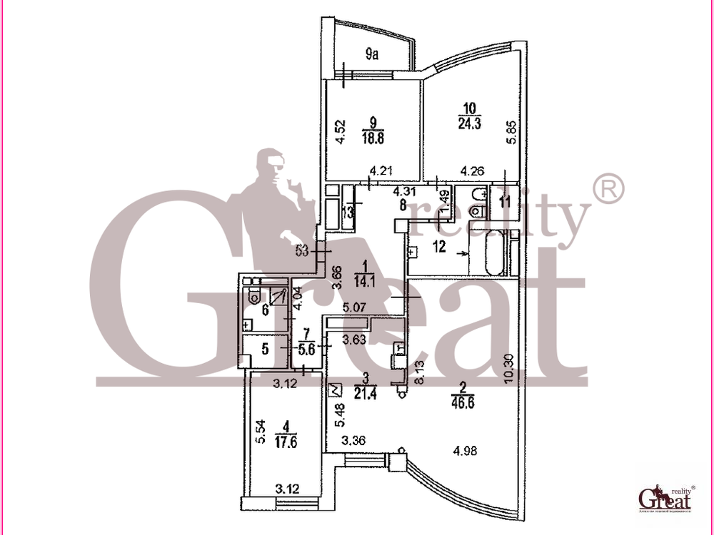 планировка квартир ленинский проспект