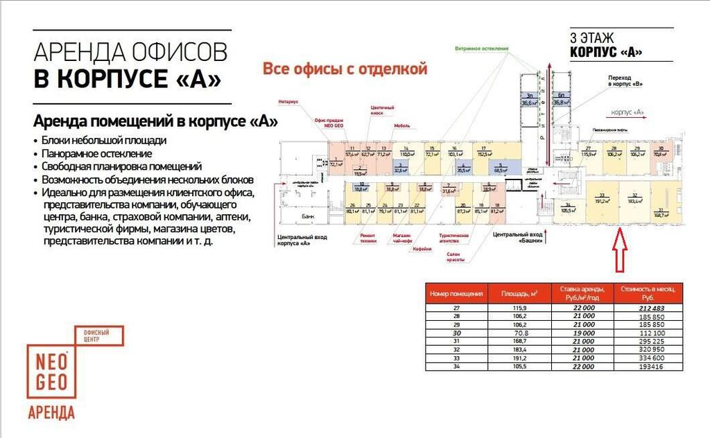 Нео гео бизнес центр схема