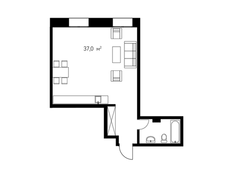 Москва, 1-но комнатная квартира, Даев пер. д.19, 20552000 руб.