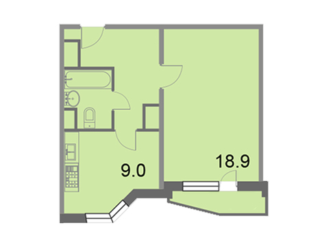 Москва, 1-но комнатная квартира, Грайвороновский 2-й проезд д.вл38с4, 6061275 руб.