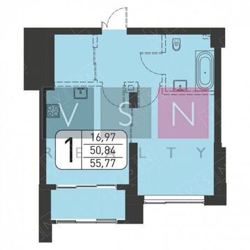 Москва, 1-но комнатная квартира, 5-й Донской проезд д.21, 13541775 руб.