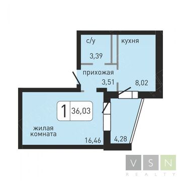 Ивантеевка, 1-но комнатная квартира, ул. Хлебозаводская д.10, 2089740 руб.