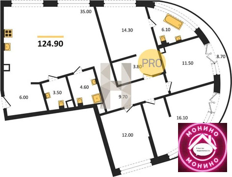 Москва, 4-х комнатная квартира, ул. Нижние Мневники д.д. 7, 75402130 руб.