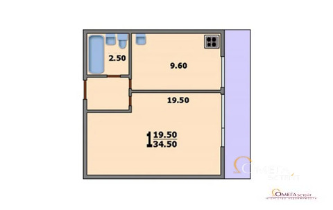 Москва, 1-но комнатная квартира, ул. Скаковая д.34к3, 13500000 руб.