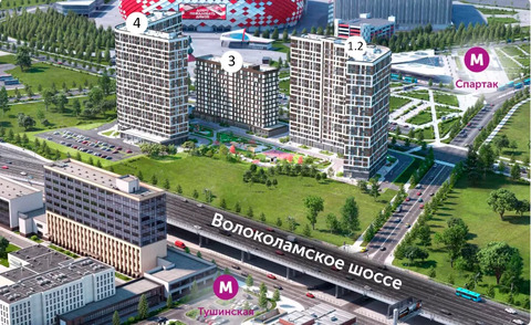 Москва, 1-но комнатная квартира, ул. Летная д.71/22, 11400000 руб.