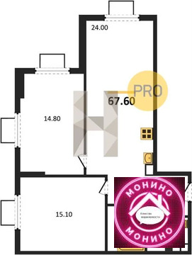 Москва, 2-х комнатная квартира, ул. Красного Маяка д.д. 26, 19823835 руб.