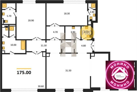 Москва, 3-х комнатная квартира, Богоявленский пер. д.д. вл. 3с1, 787500000 руб.