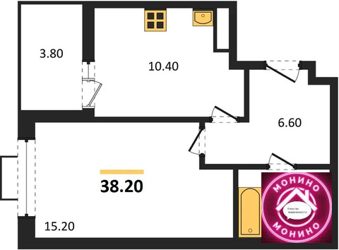 Николо-Хованское, 1-но комнатная квартира, Николо-Хованское дер. д.д. 7, 13004044 руб.