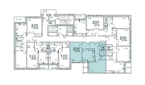 Москва, 2-х комнатная квартира, ул. Радиальная 6-я д.7, к 27, 5000000 руб.