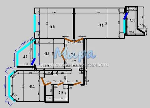 Лобня, 3-х комнатная квартира, Лобненский бульвар д.3, 5890000 руб.