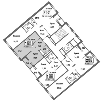 Москва, 1-но комнатная квартира, улица Татьянин Парк д., 6574305 руб.