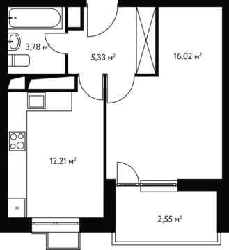 Москва, 1-но комнатная квартира, ул. Чертановская д.59, 7176600 руб.