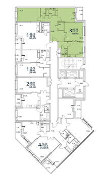 Москва, 3-х комнатная квартира, ул. Радиальная 6-я д.7, к 28/29, 6748469 руб.