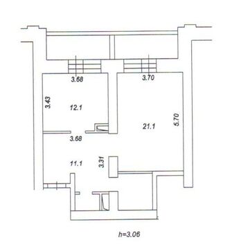 Балашиха, 1-но комнатная квартира, микрорайон Гагарина д.дом 6, 4473000 руб.