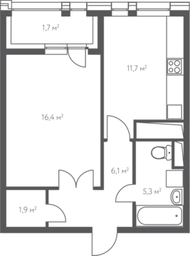 Москва, 1-но комнатная квартира, 1-Й Нагатинский проезд д.14, 9956100 руб.