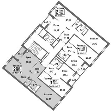 Москва, 2-х комнатная квартира, улица Татьянин Парк д., 9537482 руб.