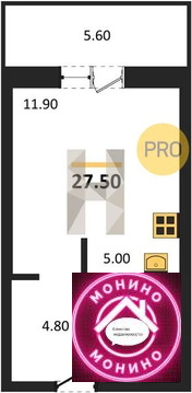 Светлые Горы, 1-но комнатная квартира, Светлые Горы п. д.д. 7, 5445932 руб.
