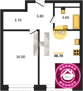 Москва, 1-но комнатная квартира, Ленинградское шос. д., 23513990 руб.