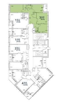 Москва, 3-х комнатная квартира, ул. Радиальная 6-я д.7, к 28/29, 8451200 руб.