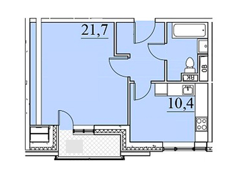 Москва, 1-но комнатная квартира, ул. Автозаводская д.23стр120, 5963019 руб.