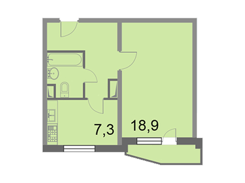 Москва, 1-но комнатная квартира, Грайвороновский 2-й проезд д.вл38с4, 5854117 руб.