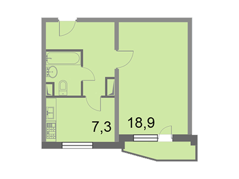 Москва, 1-но комнатная квартира, Грайвороновский 2-й проезд д.вл38с4, 5907825 руб.