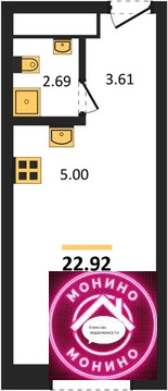 Москва, 1-но комнатная квартира, Анны Ахматовой ул. д., 8245330 руб.