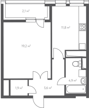 Москва, 1-но комнатная квартира, 1-Й Нагатинский проезд д.14, 10940475 руб.