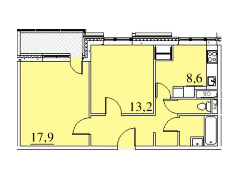 Москва, 2-х комнатная квартира, ул. Автозаводская д.23стр120, 8770374 руб.