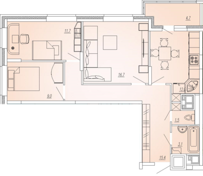 Мытищи, 3-х комнатная квартира, мкр. 36 д.д.10, 5370000 руб.