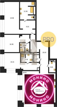 Москва, 3-х комнатная квартира, ул. Садовая-Сухаревская д.д. 14 стр. 1, 332325274 руб.