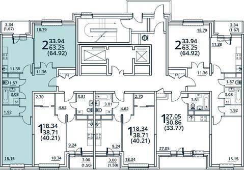 Москва, 2-х комнатная квартира, ул. Радиальная 6-я д.7, к 31, 5388360 руб.